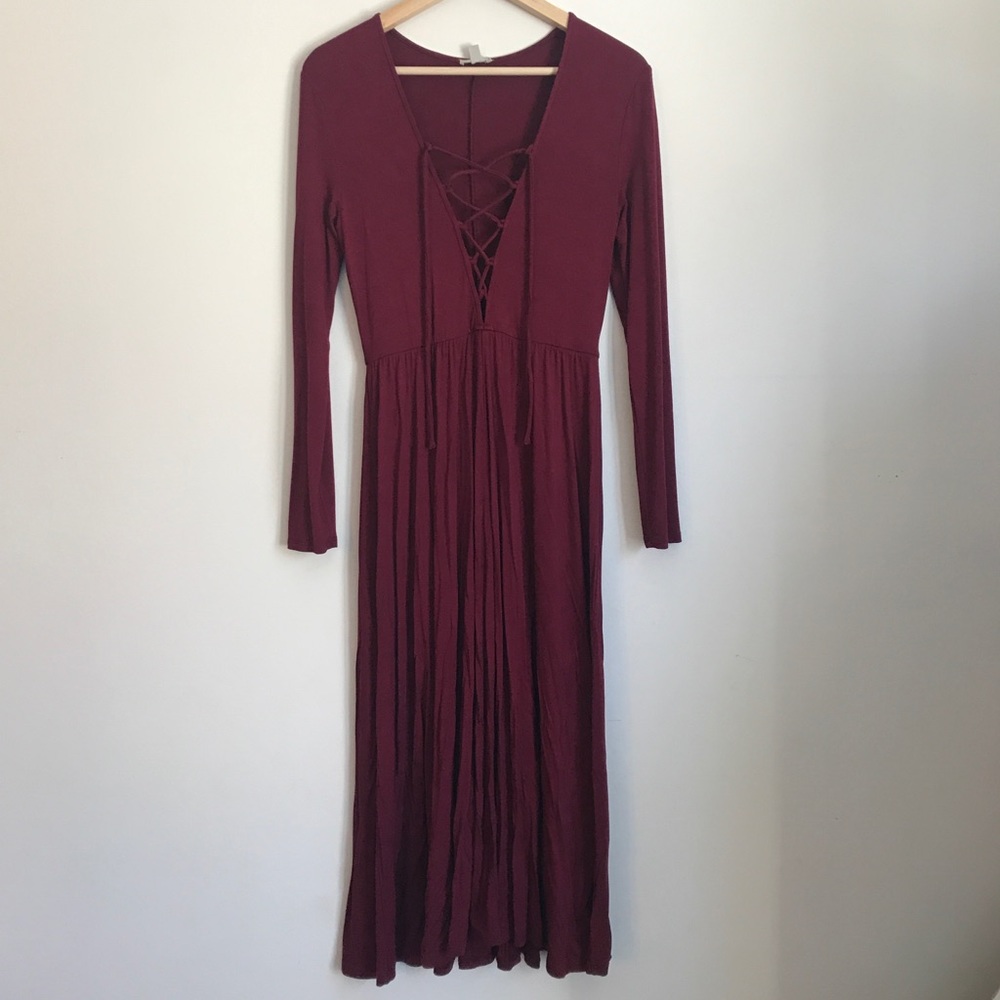 Long sleeve maxi dress